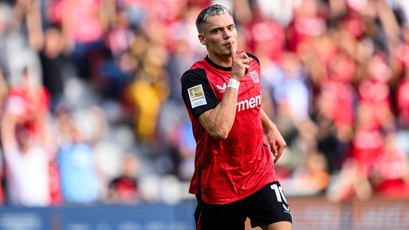 Why has Florian Wirtz become the object of competition among European giants?