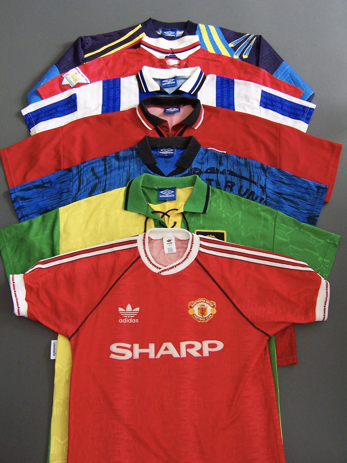 manchester united vintage jersey