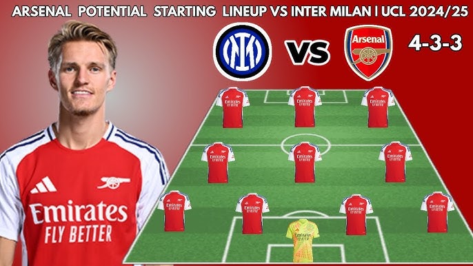 How to predict Inter Milan vs Arsenal FC lineups? Expert tips for guessing the starting eleven!