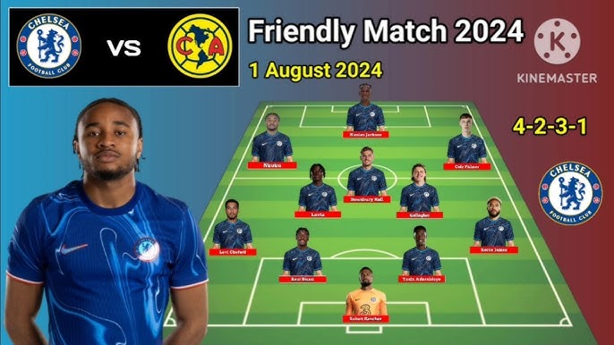 Club America vs Chelsea FC Lineups Best Tactics For Both Teams