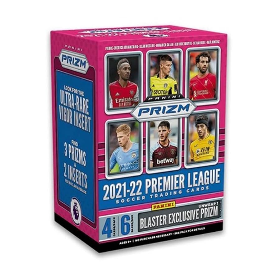 2021-22 Panini Prizm Premier League Soccer Blaster Box - See What 6 Packs Contain Here!