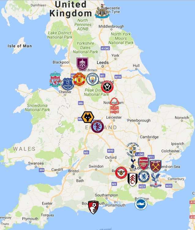 How to Find the Best English Premier League Map Guide for the 2023 Season!