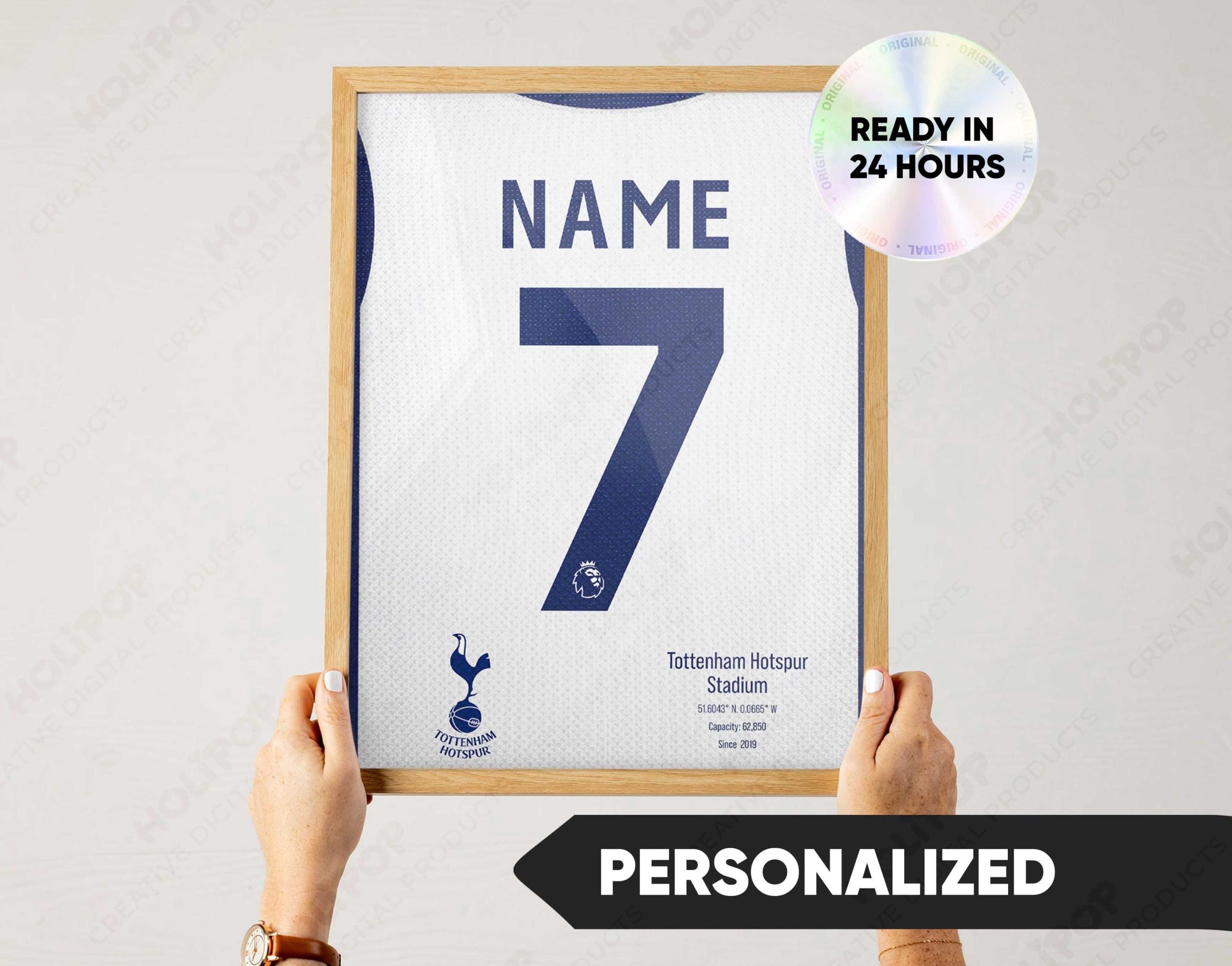 Get tottenham hotspur fc shirt personalized custom options available here