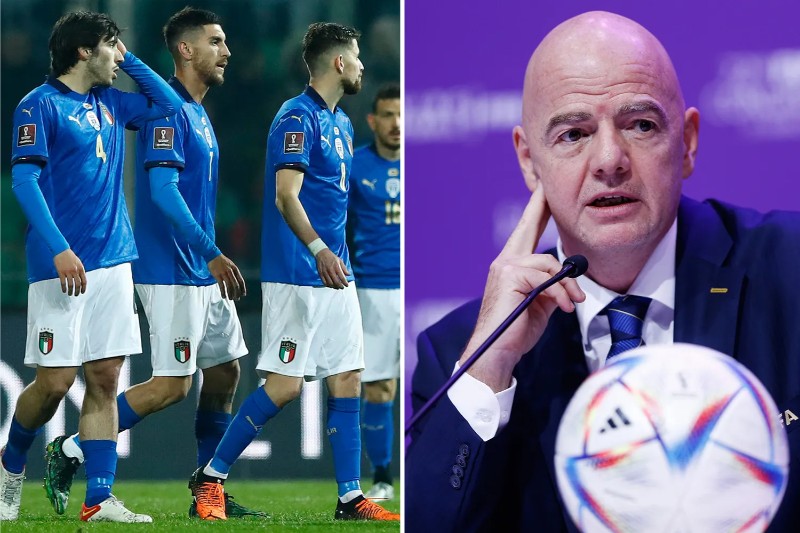 Infantino nói đùa về việc Ý không thể tham dự World Cup 2026